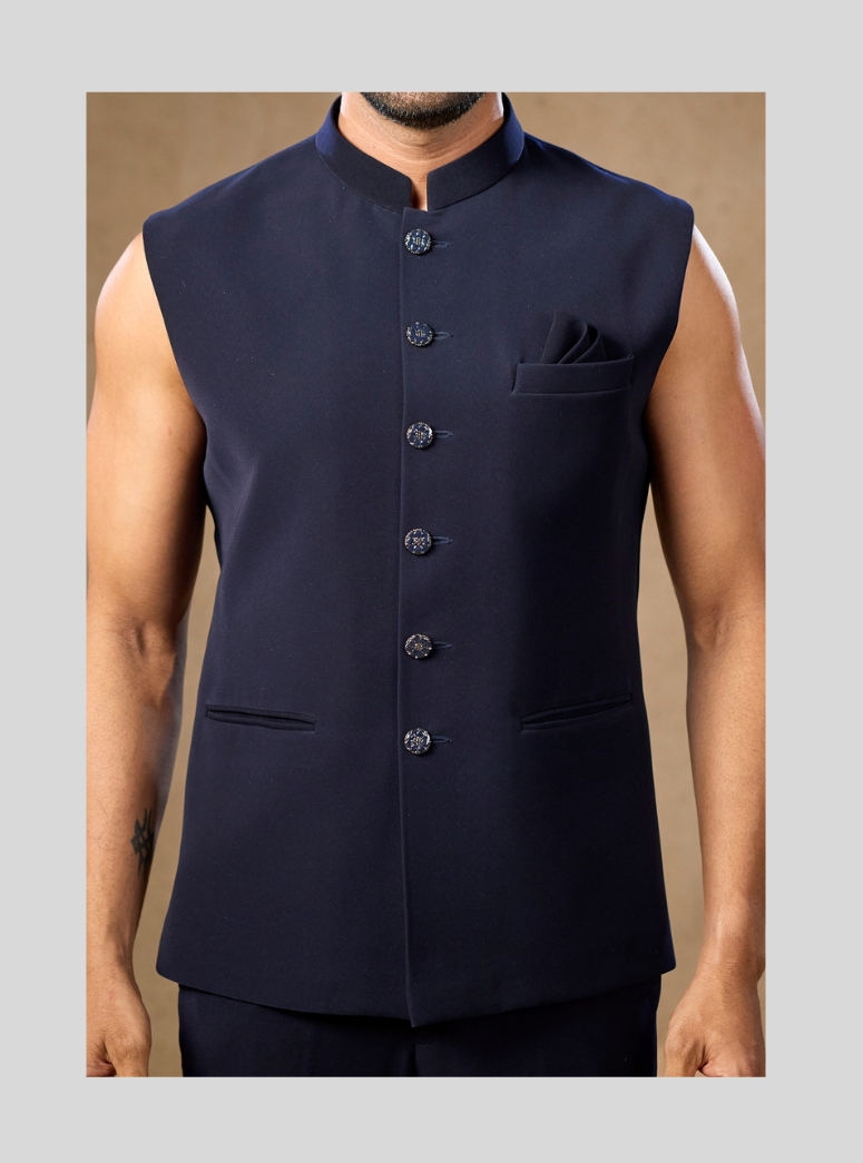 NAVY BLUE JODHPURI